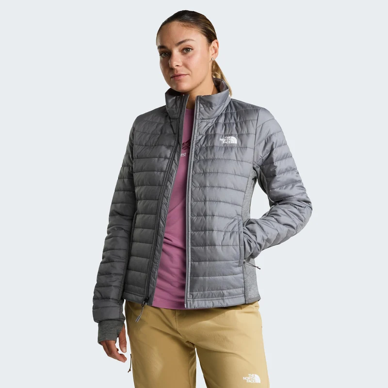 Canyonlands Hybrid Laufjacke Damen - grau