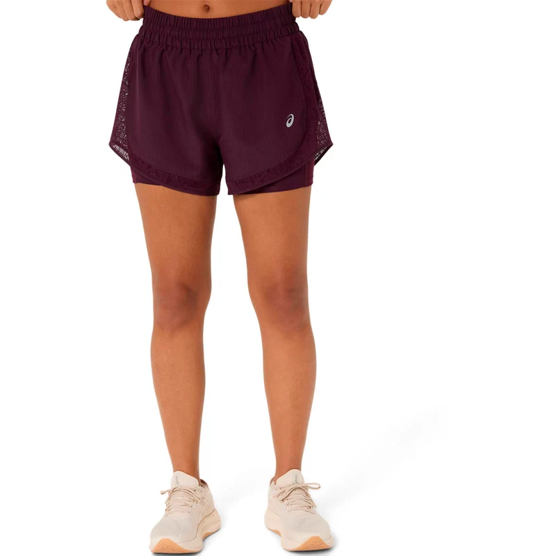 Nagino Laufshorts - weinrot