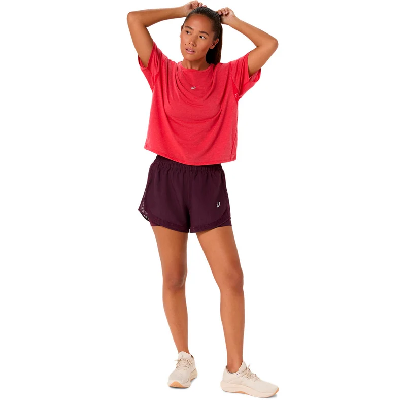 Nagino Laufshorts - weinrot