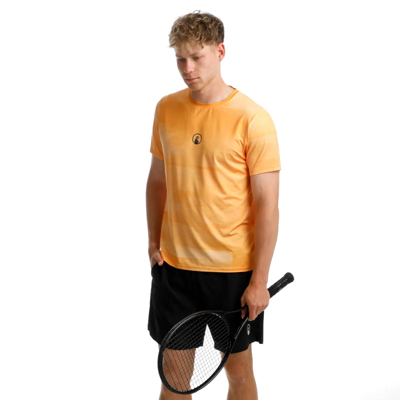 Endlessly Receiver Wipe T-Shirt Herren-Orange,Anthrazit