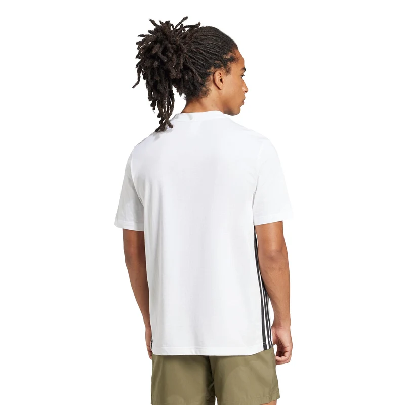 T-Shirt Herren-Weiß,Schwarz