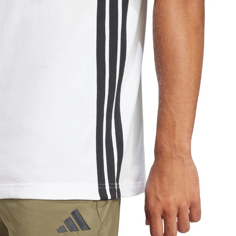 T-Shirt Herren-Weiß,Schwarz