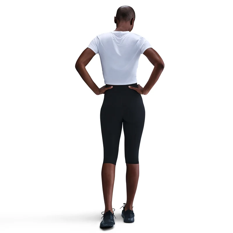 Dri-Fit One Tight Damen - schwarz, weiß