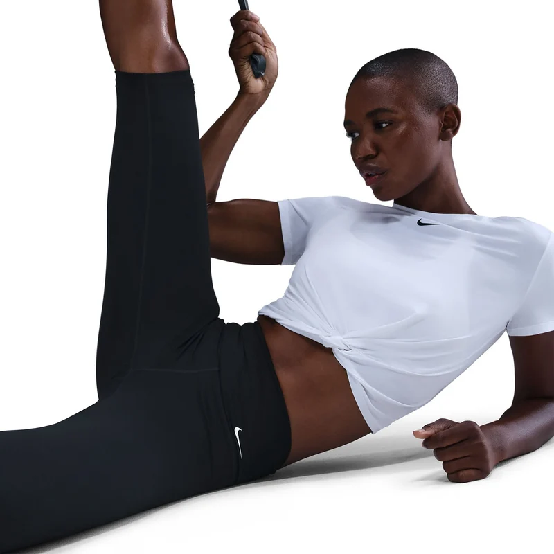 Dri-Fit One Tight Damen - schwarz, weiß