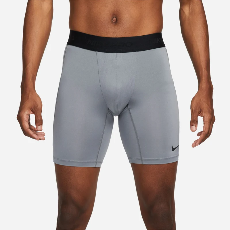 Dri-Fit Long Shorts Herren - hellgrau, schwarz