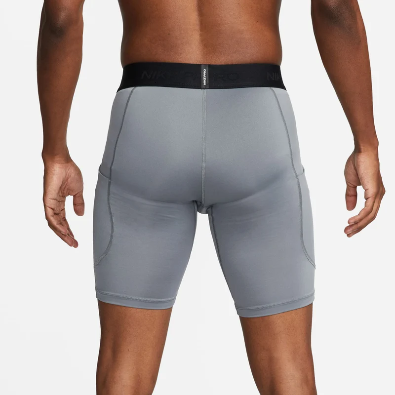 Dri-Fit Long Shorts Herren - hellgrau, schwarz