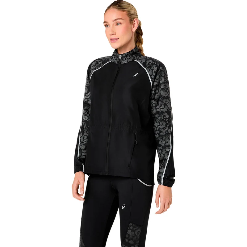 Road Lite-Show Packable Laufjacke - schwarz