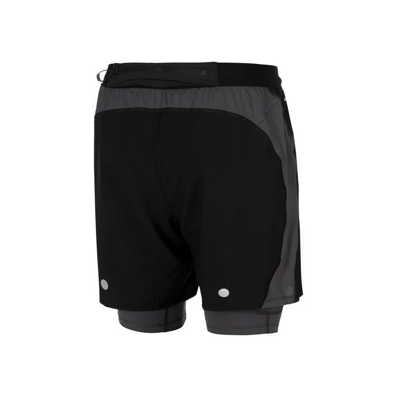 Road 2in1 7In Laufshorts Herren - schwarz