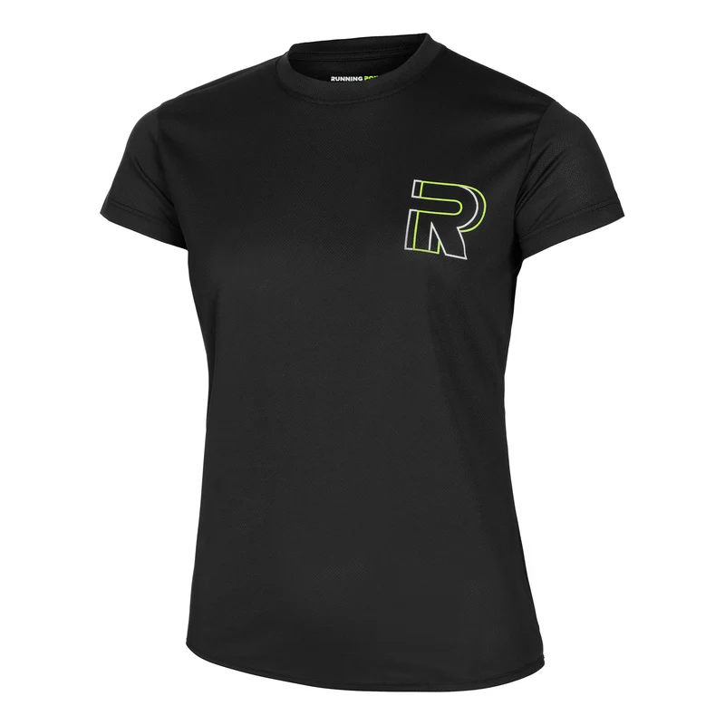 Basic Laufshirt Damen-Schwarz