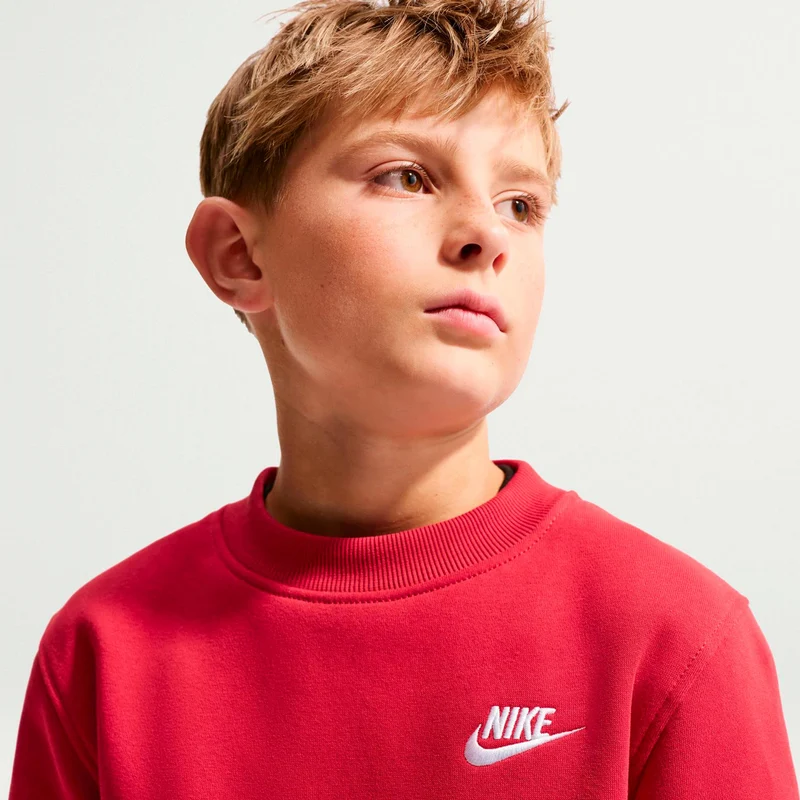 Club Fleece Sweatshirt Kinder - rot