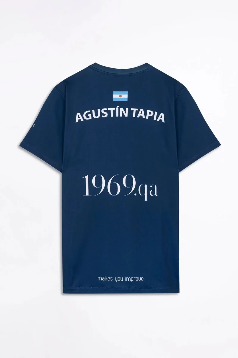 Nox Agustin Tapia Official Padel T-Shirt 2022/23 (Navy Blue)