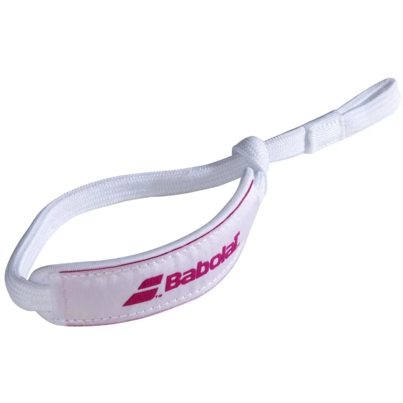 Babolat Wrist Strap (White/Pink)