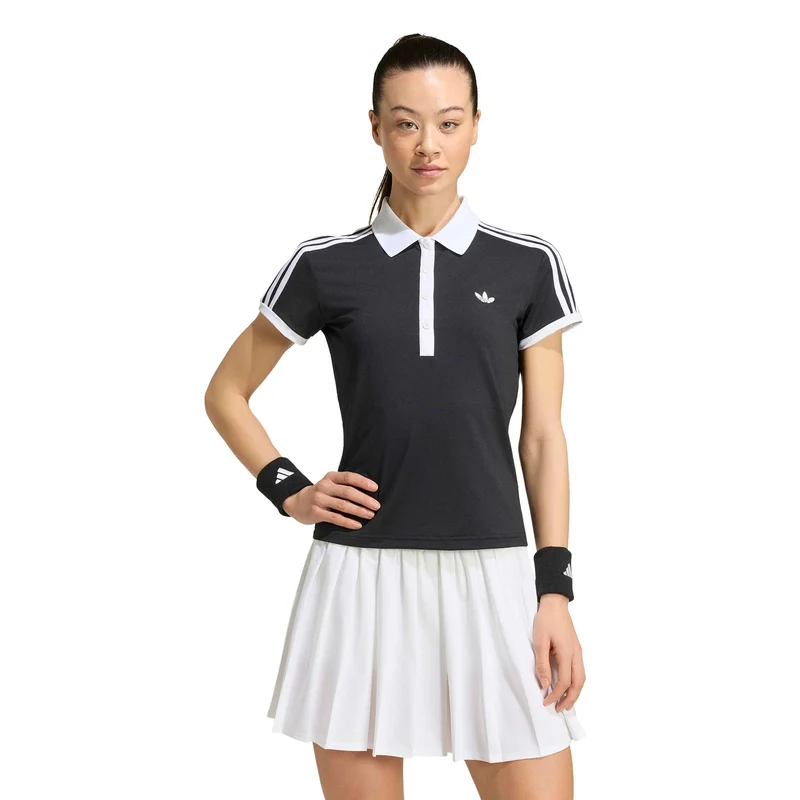 Classics Polo Damen - schwarz, weiß