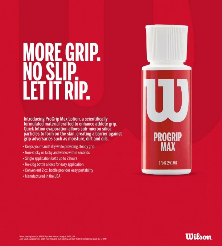 Wilson Progrip Max lotion