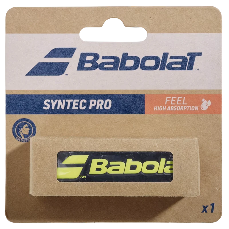 Babolat Syntec Pro Replacement Grip - Black/Fluorescent Yellow