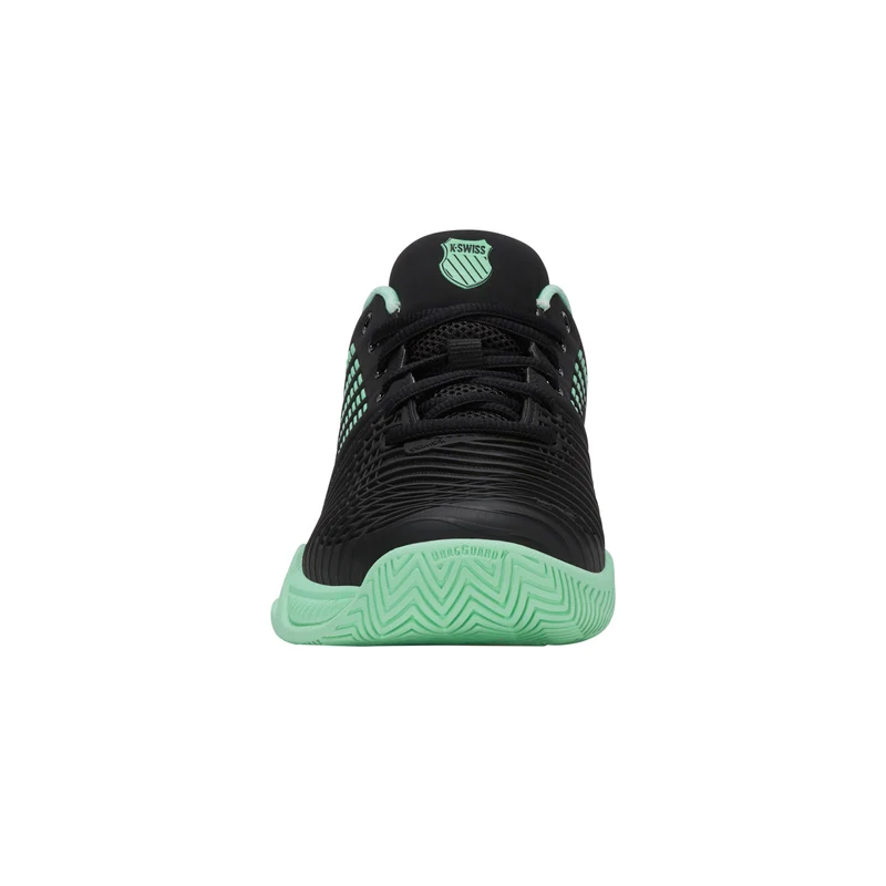 K-Swiss Express Light 3 Tennis Shoe (Ladies) - Black/Neon Mint/Neon Pastel Pink