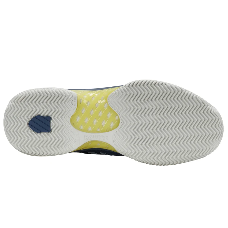 K-Swiss Hypercourt Express 2 Clay Court Tennis Shoe (Mens) - Vintage Indigo/Blanc De Blanc/Luminary Green
