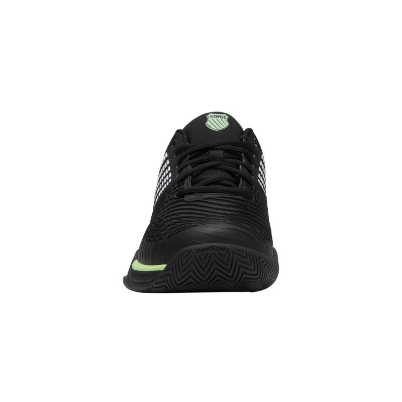 K-Swiss Express Light 3 Tennis Shoe (Mens) - Black/Soft Neon Green