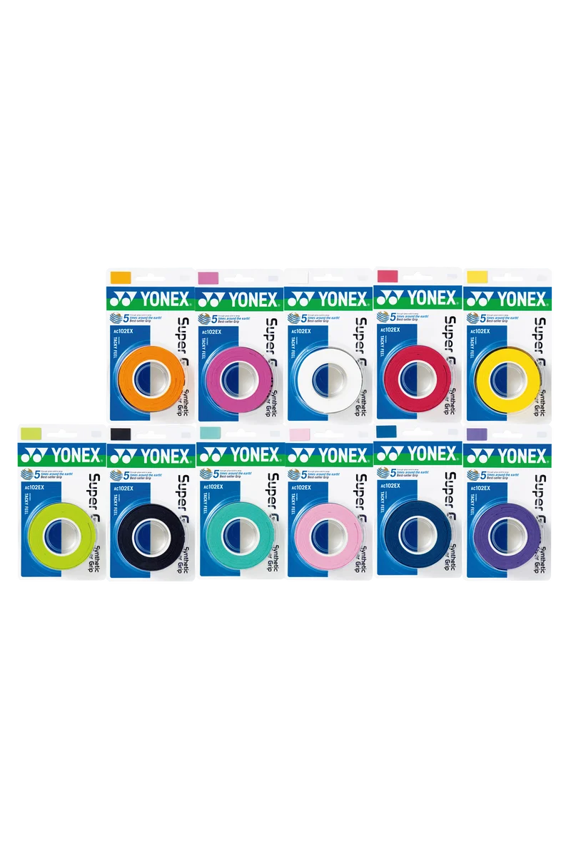 Yonex AC102EX-3 Super Grap Badminton Grip (3 Wraps)