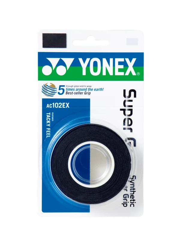 Yonex AC102EX-3 Super Grap Badminton Grip (3 Wraps)