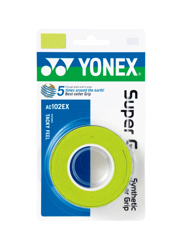 Yonex AC102EX-3 Super Grap Badminton Grip (3 Wraps)