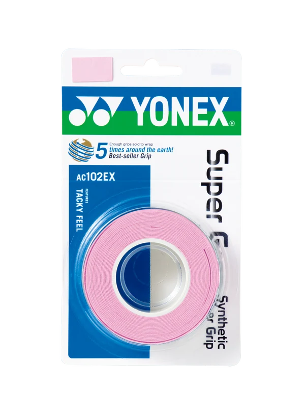Yonex AC102EX-3 Super Grap Badminton Grip (3 Wraps)