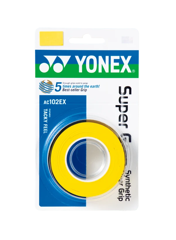 Yonex AC102EX-3 Super Grap Badminton Grip (3 Wraps)