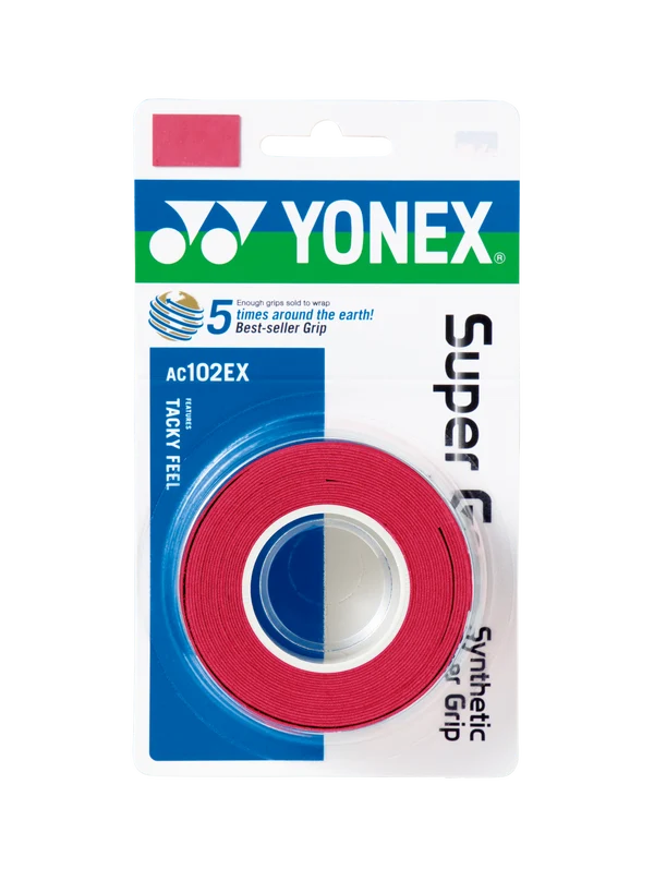 Yonex AC102EX-3 Super Grap Badminton Grip (3 Wraps)