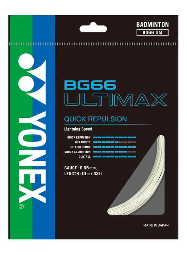 Yonex BG-66 Ultimax Badminton String Set (10m)