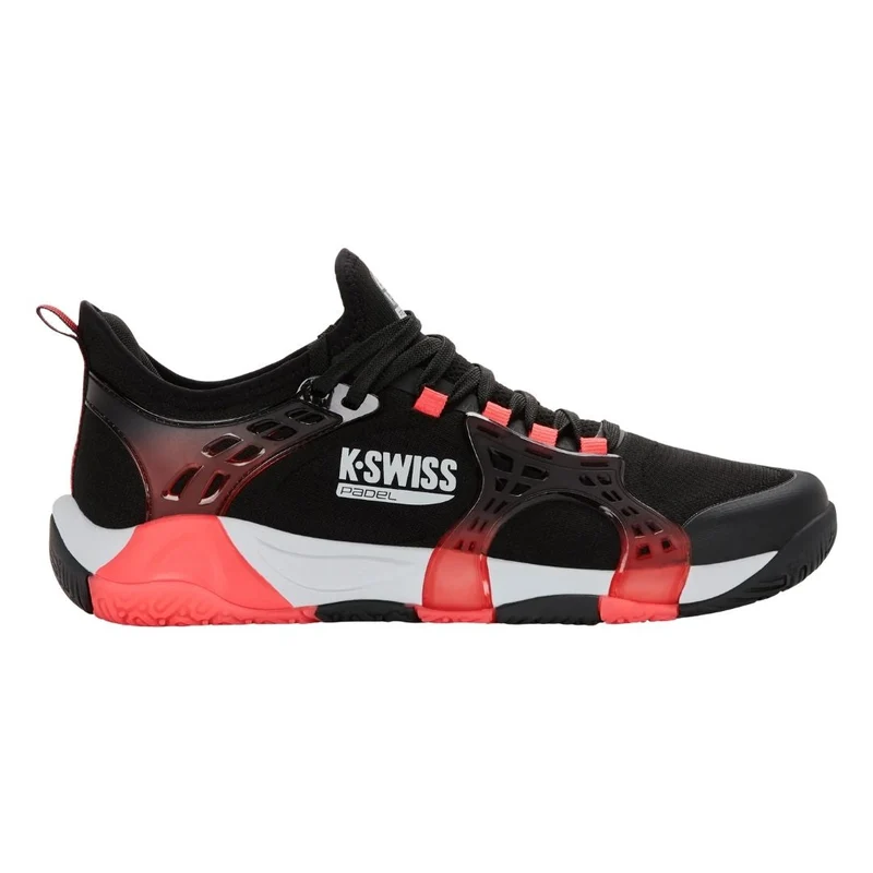 K-Swiss K-Frame Padel Shoes (Black/Micro Chip/Neon Lava)