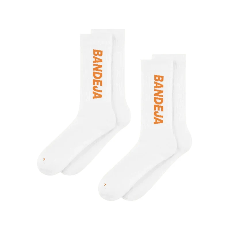 Cuera Padel Crew Socks (2-pack, White)