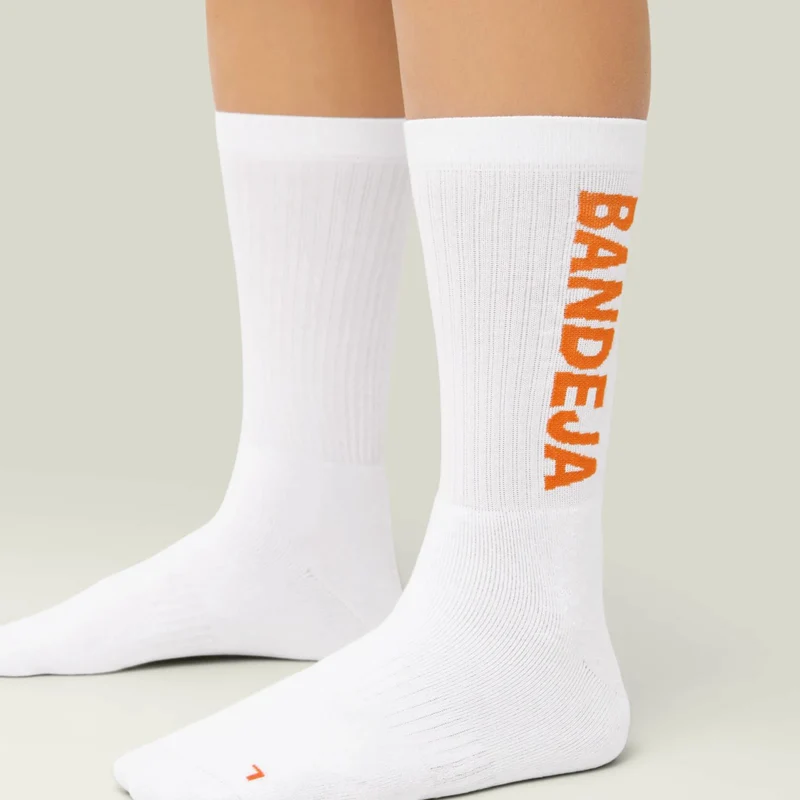 Cuera Padel Crew Socks (2-pack, White)