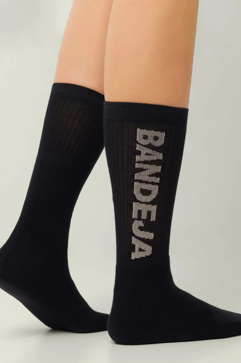 Cuera Padel Crew Socks (2-pack, Black)