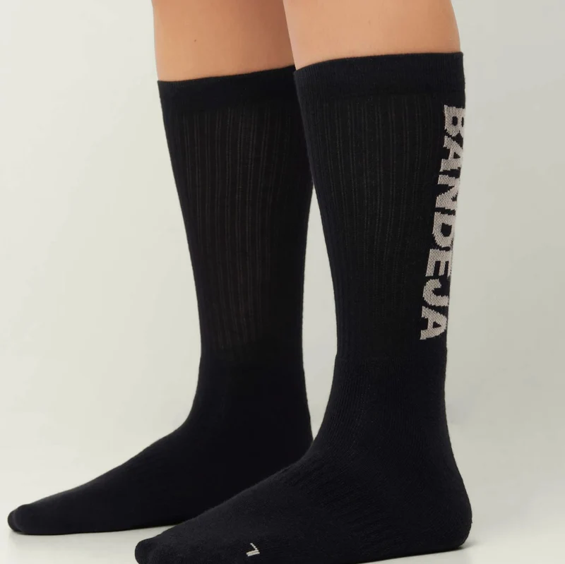Cuera Padel Crew Socks (2-pack, Black)