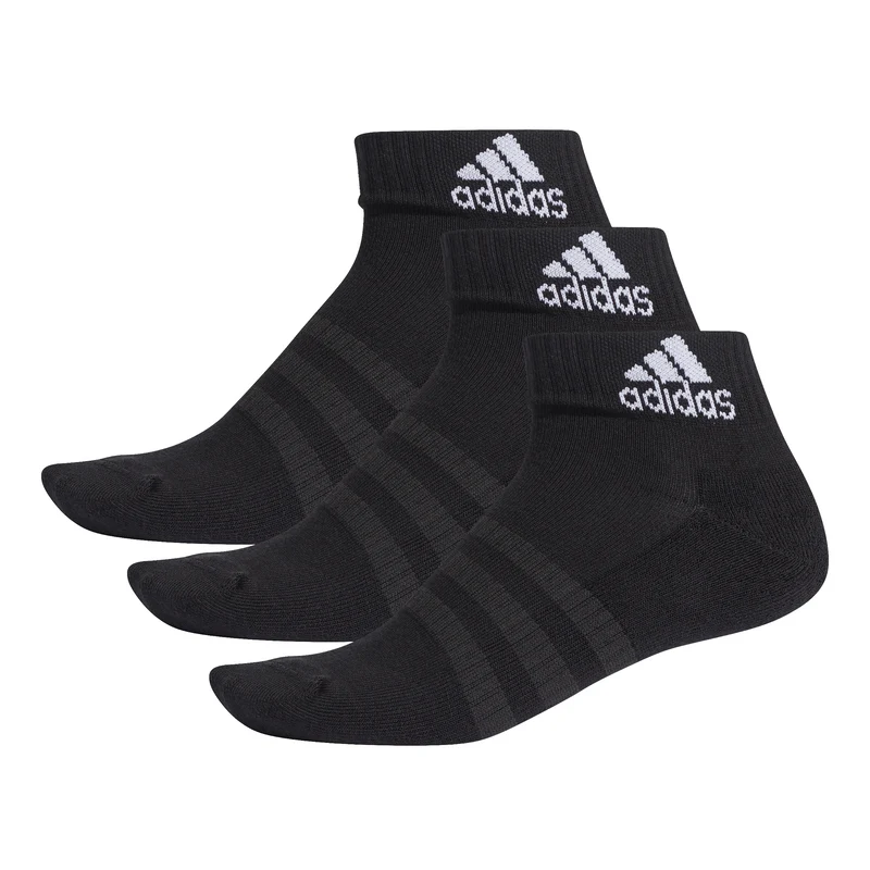 Adidas 3-Stripes Ancle Socks 3-pack (Black)