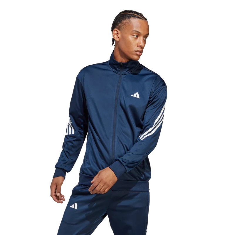 Adidas 3-Stripe Knitted Jacket (Navy)