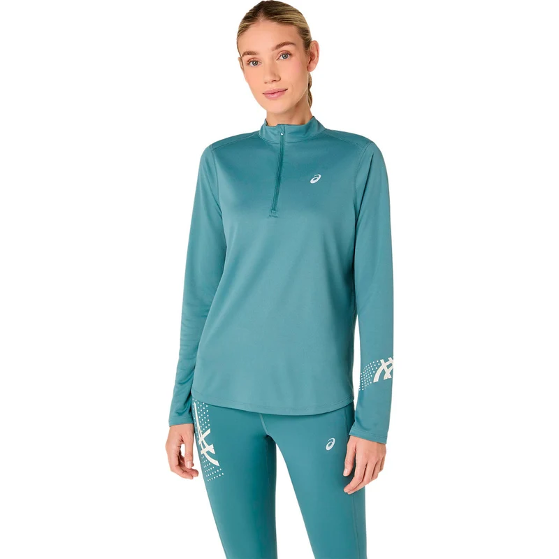 Icon 1/2 Zip Laufshirt - türkis