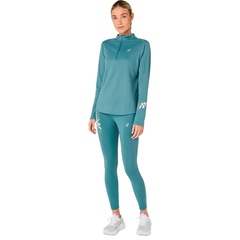 Icon 1/2 Zip Laufshirt - türkis