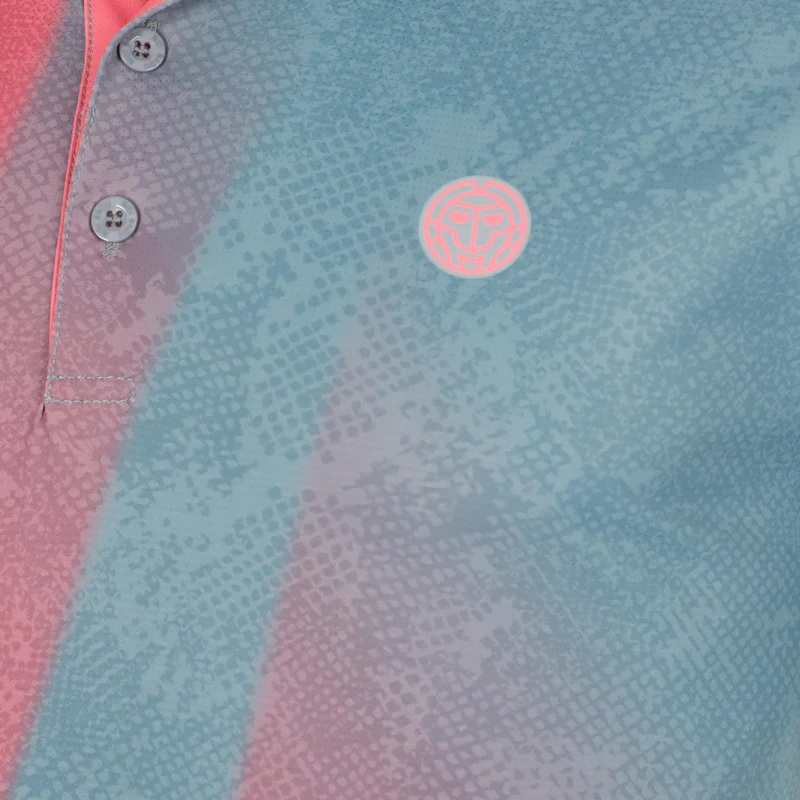 Freeze Out Polo Herren - grau, pink