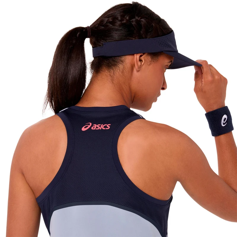 Match Tank-Top Damen-blaugrau