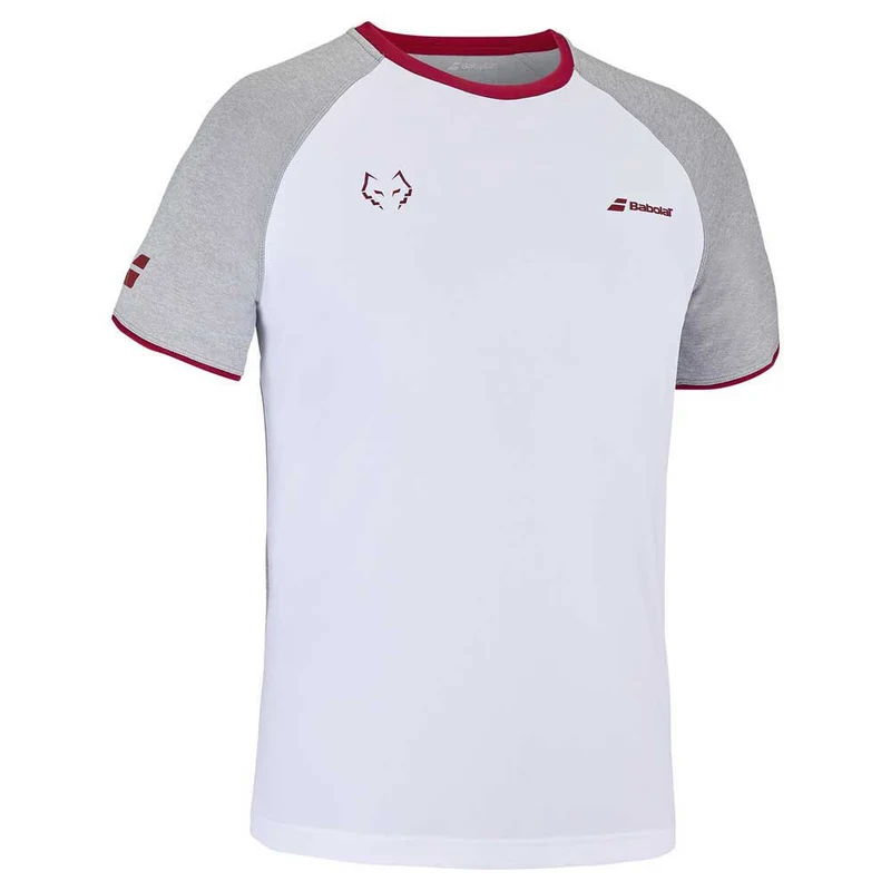 Babolat Crew Neck Tee Lebron - Weiß/Grau