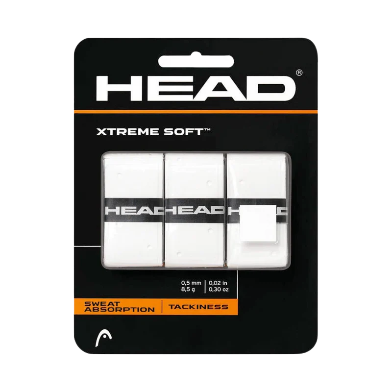 HEAD Xtreme Soft Overgrips 3er Pack Griffbänder weiß