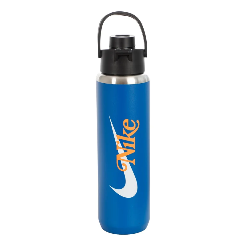 Nike Recharge 24oz/709ml Graphic Trinkflasche - blau, schwarz