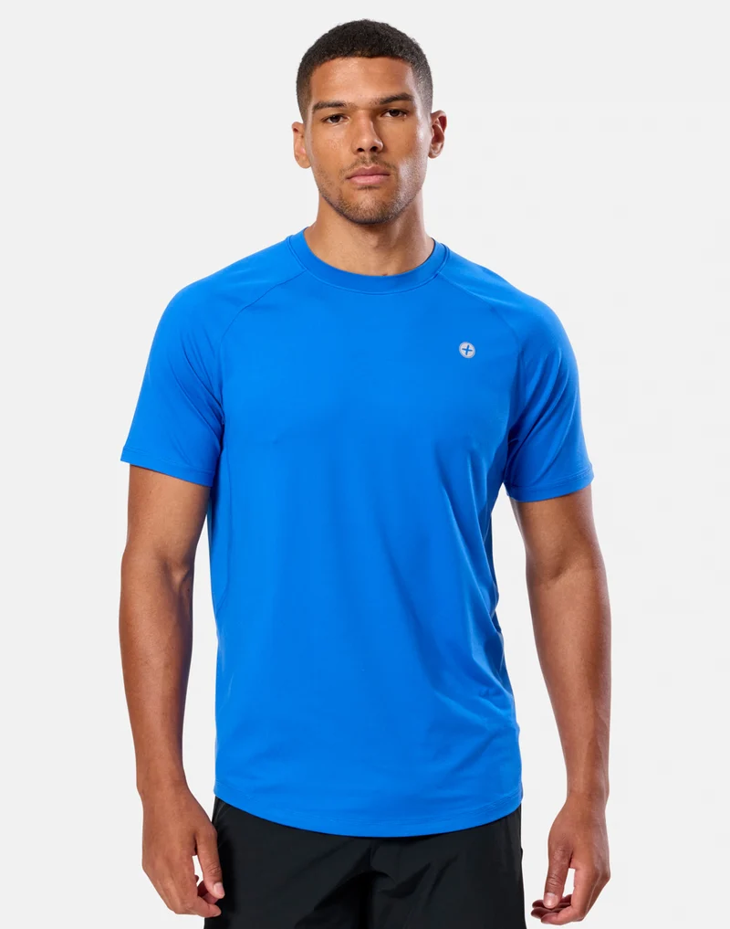 Gym+Coffee Relentless Tee (Mens) - Azure Blue