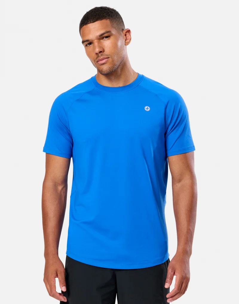 Gym+Coffee Relentless Tee (Mens) - Azure Blue
