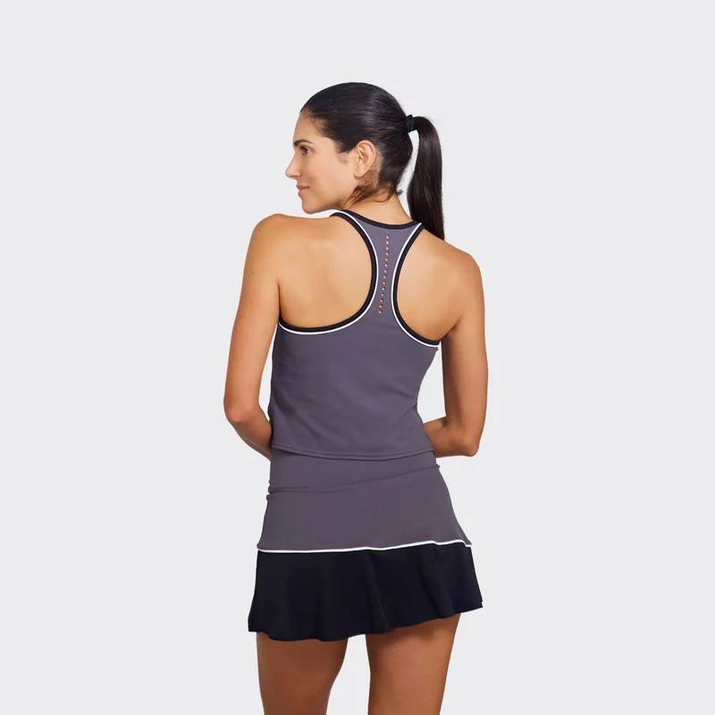 Selene Tank-Top Damen-dunkelgrau