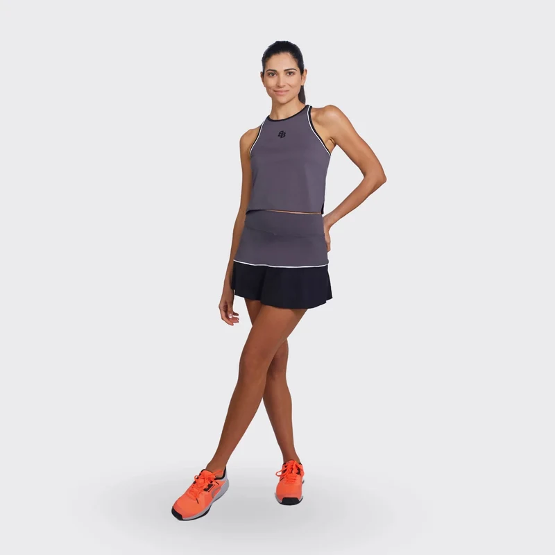 Selene Tank-Top Damen-dunkelgrau