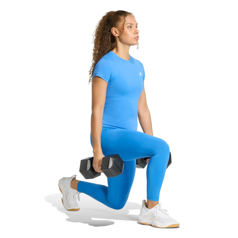 Power Essentials Workout T-Shirt Damen - türkis