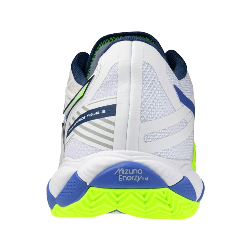 Mizuno Wave Enforce Tour 2 CC (U) (White/Dazzling Blue/Lightning Yellow)