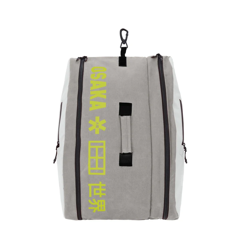 Osaka Pro Tour Medium Padel Bag (Light Grey/Lime)